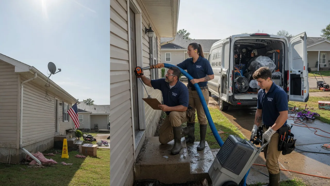 Ceiling Water Damage Restoration in Pawnee, IL near me